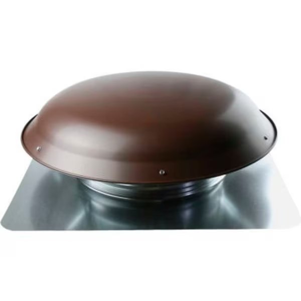 Cool Attic® Galvanized Steel Round Vent, 144" Sq. in NFA, Brown, 1/Pack, Ventamatic, Mfr#: VX25 BRN