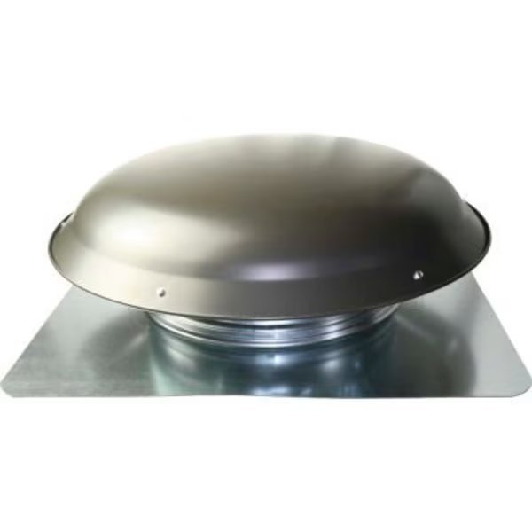 Cool Attic® Galvanized Steel Round Vent, 144" Sq. in NFA, Weathered Gray, 1/Pack, Ventamatic, Mfr#: VX25 GREY