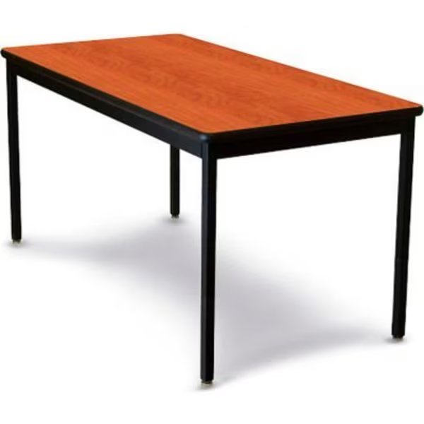 WB Mfg 30" x 60" Lobo Heavy Duty Table w/ Fixed Legs - Wild Cherry, Wisconsin Bench, Mfr#: QSLOB7082-FX-AA