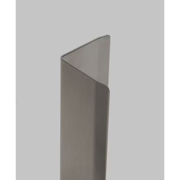 Western Fabricating 90¬∞ SS Corner Guard, 16 Ga., 3/8" Wings, Rd. Corners, 48"Lx1"Wx1"H, Western Fabricating Llc, Mfr#: 10104816_90-degree_round-corner_wings