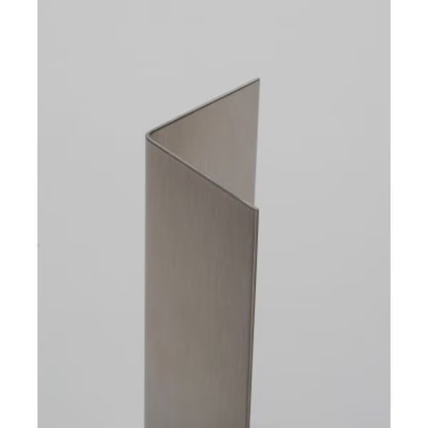 Western Fabricating 90¬∞ SS Corner Guard, 16 Ga., Sq. Corners, 48"Lx1-1/2"Wx1-1/2"H, Standard, Western Fabricating Llc, Mfr#: 15154816_90-degree_square-corner_standa