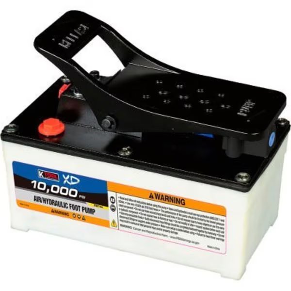 K-Tool International Air Hydraulic Foot Pump, Integrated Supply Network, Mfr#: 63716A