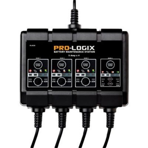 SOLAR 12V 5A 4-Bank Solar Pro-Logix Battery Charger, Integrated Supply Network, Mfr#: PL4050