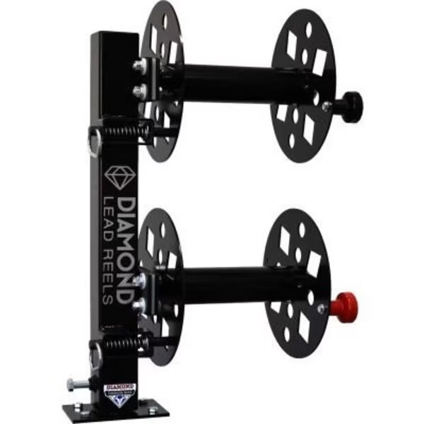 Diamond Lead Reels Welding Cable Lead Reel Swivel Base Double, Powerweld Inc, Mfr#: SBD10BLK