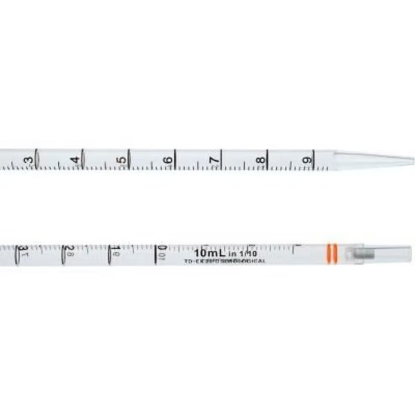 CELLTREAT® 10ml Serological Pipet, Individually Wrapped in Bags, Sterile, 200/Case, Celltreat, Mfr#: 229010B