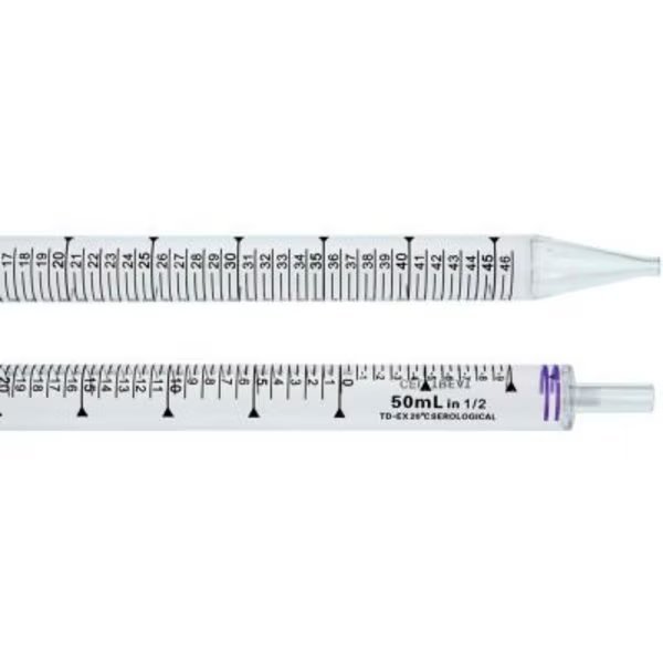 CELLTREAT® 50ml Serological Pipet, Individually Wrapped in Bags, Sterile, 100/Case, Celltreat, Mfr#: 229030B