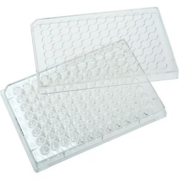 CELLTREAT® 96 Well Non-Treated Plate with Lid, 5/Pack, Sterile, Celltreat, Mfr#: 229597