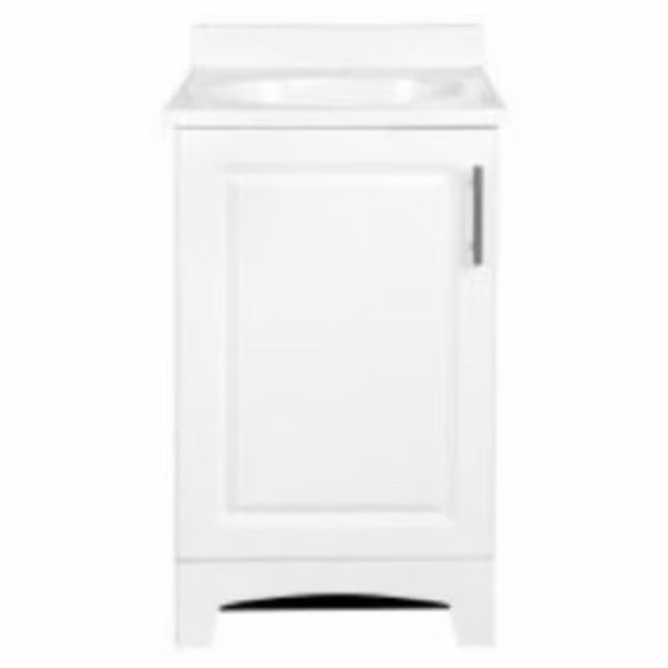 18 WHT Combo Vanity, Royal Cabinets, Mfr#: 80-8101-1-1594