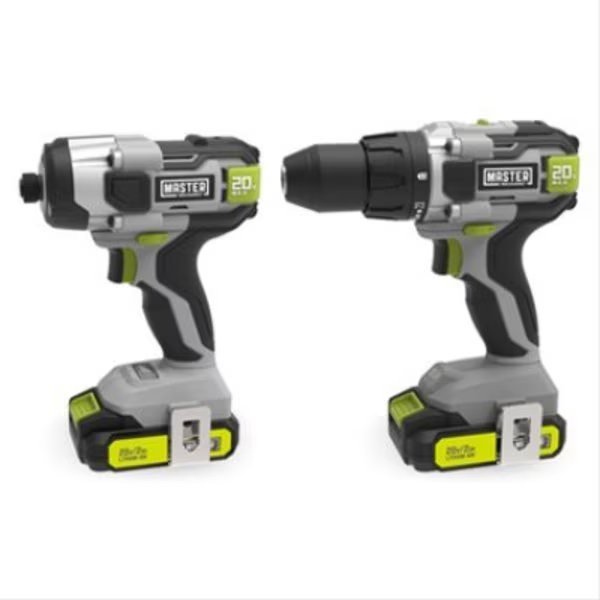 MM 20V Impact Combo Kit, Master Mechanic, Mfr#: ML-CD168GD-200S ML-IS41GD