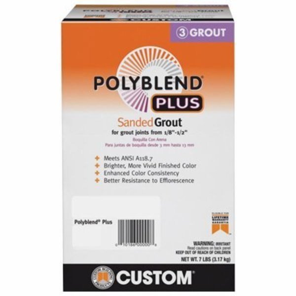 7LB Arc WHT Sand Grout, Custom Building Products, Mfr#: PBPG6407-4