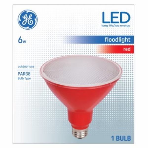GE 6W LED RED Bulb, Current, Mfr#: 93100880