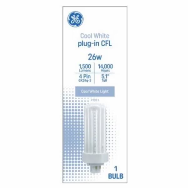 GE GE 26W CW 3Tube Bulb, Current, Mfr#: 93130292