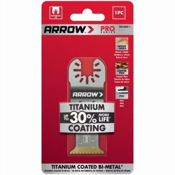 114 Titanium Metal Bl, Arrow Fastener, Mfr#: OSC202-1