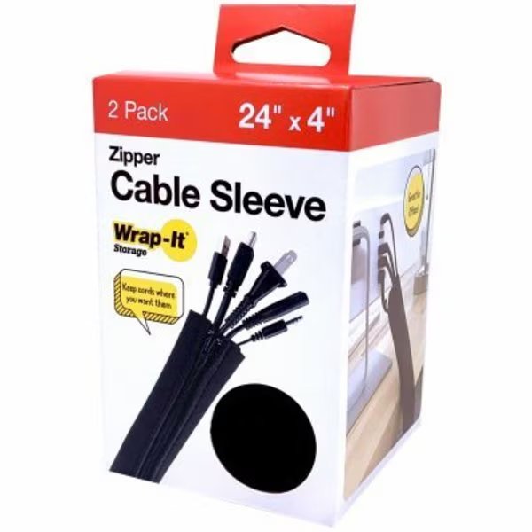 2PK 24 Cabl Sleeve Zip, Jjaamm, Mfr#: 402-SZ-24BL