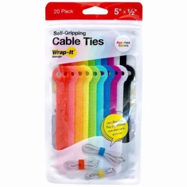20PK 5 MC Cable Tie, Jjaamm, Mfr#: 420-5MC