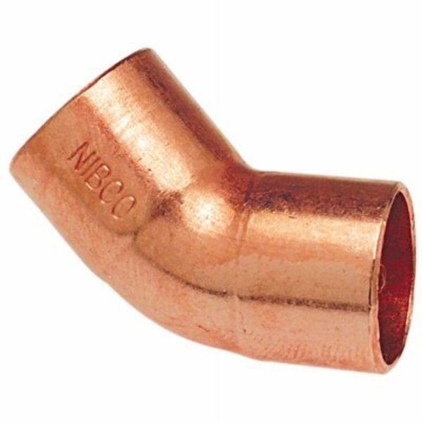 1 CxC 45 Elbow, Nibco, Mfr#: W01360T