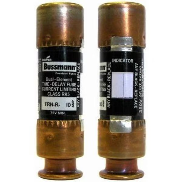 Ceramic Fuse, FRN Series, Time-Delay, 30A, 250V AC, Eaton Bussmann, Mfr#: BP/FRN-R-30ID
