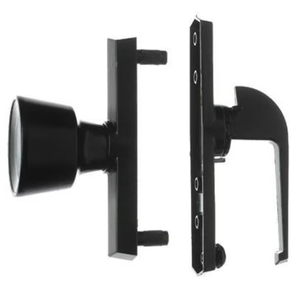 Univ BLK Tul Knob Latch, Hampton Products-Wright, Mfr#: V670BL