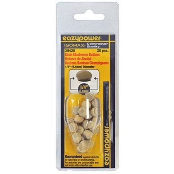 20PK 14 Mushroom Plug, Eazypower, Mfr#: 30346