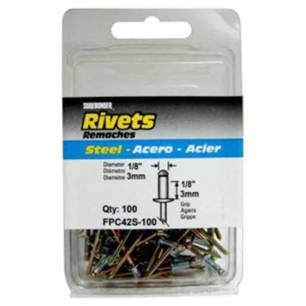 100PK 18 STL Rivet, Fpc, Mfr#: FPC42S-100