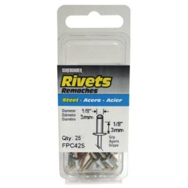 25PK Short STL Rivet, Fpc, Mfr#: FPC42S