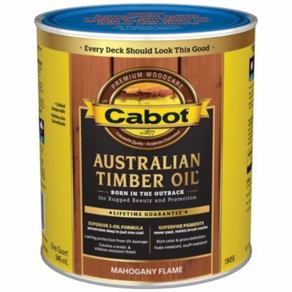 AusTim QT Mah WD Finish, Cabot/Valsparrp, Mfr#: 19459-05