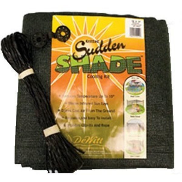 12'x12'BLK Shade Fabric, Dewitt, Mfr#: SSR12BLK
