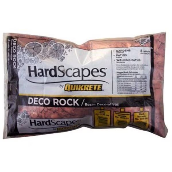 5CUFT Deco RED Rock, Quikrete, Mfr#: 1175-08