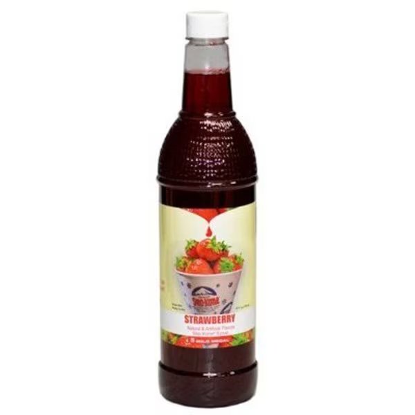 25OZ Straw SnoKon Syrup, Gold Medal, Mfr#: 1427