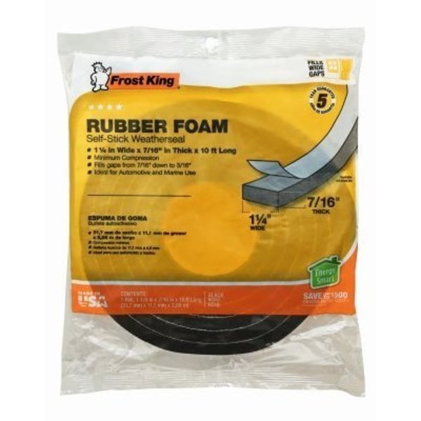 114x716 BLK FoamTape, Thermwell Products, Mfr#: R516H
