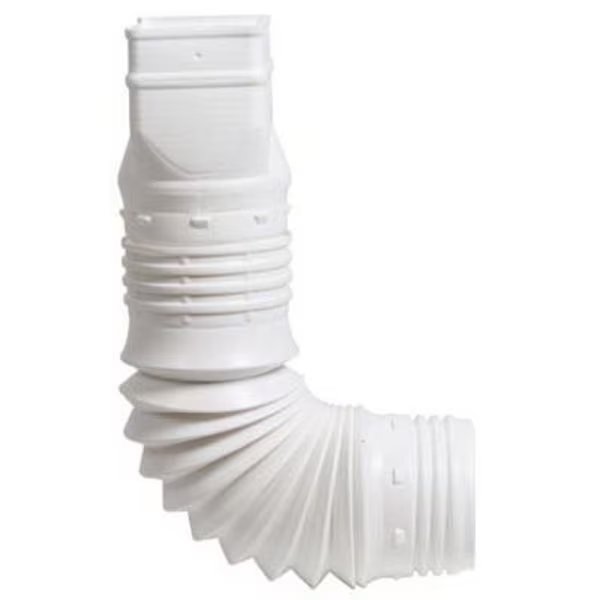 3x4 WHT DNSPT Adaptor, Amerimax Home Products, Mfr#: ADP53129