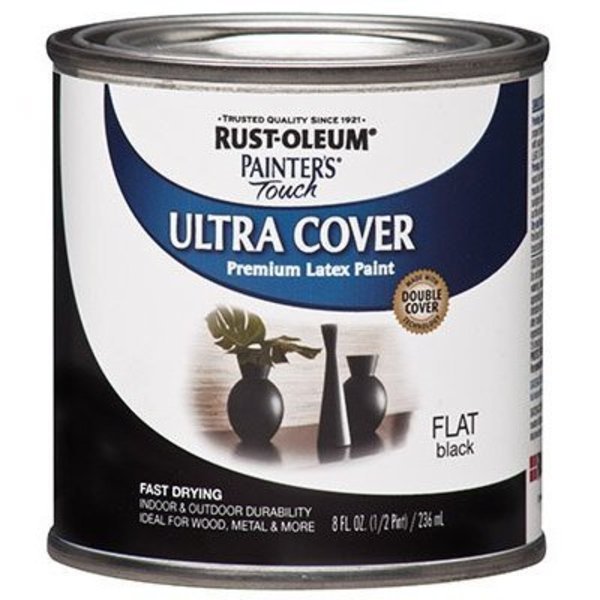 12PT BLK FLT Paint, Rust-Oleum, Mfr#: 1976-730