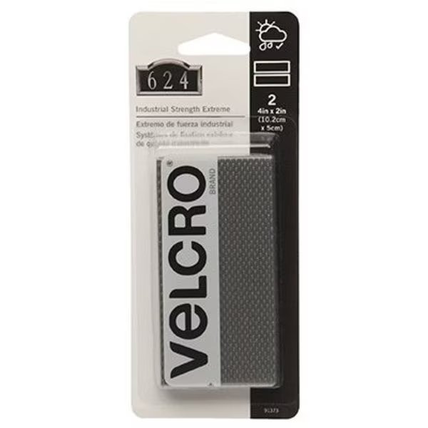 Hook And Loop 2CT 4x2 Strips, Velcro Brand, Mfr#: 91373