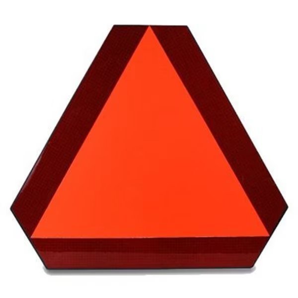 STL Slow Vehicle Sign, 2-CH, Smv Industries, Mfr#: 2-CH