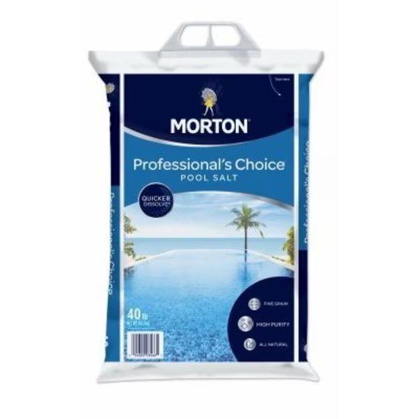 40LB Pro Pool Salt, Morton Salt, Mfr#: F124660000G