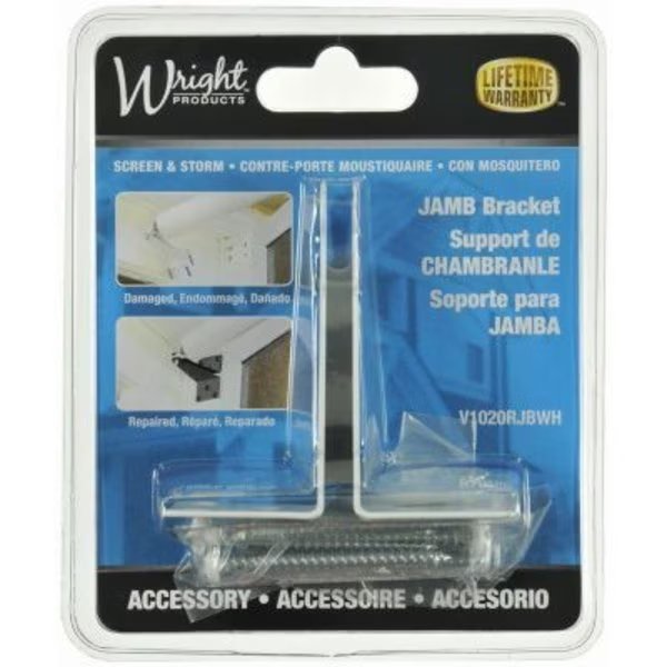 WHT Repl Jamb Bracket, Hampton Products-Wright, Mfr#: V1020RJBWH