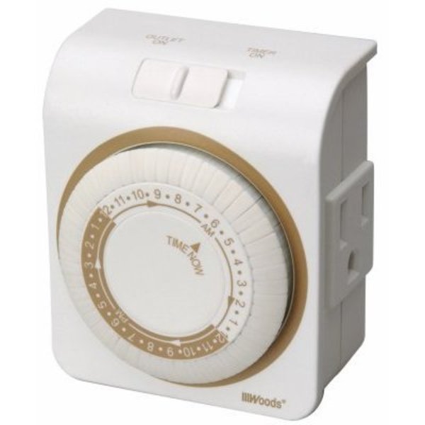 TG Ind 24HR Mech Timer, Southwire, Mfr#: 50001TV
