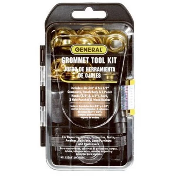 Multi Grommet Tool Kit, General Tools Mfg, Mfr#: 81264