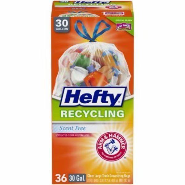 36CT 30GAL CLR Draw Bag, Reynolds, Mfr#: E85743