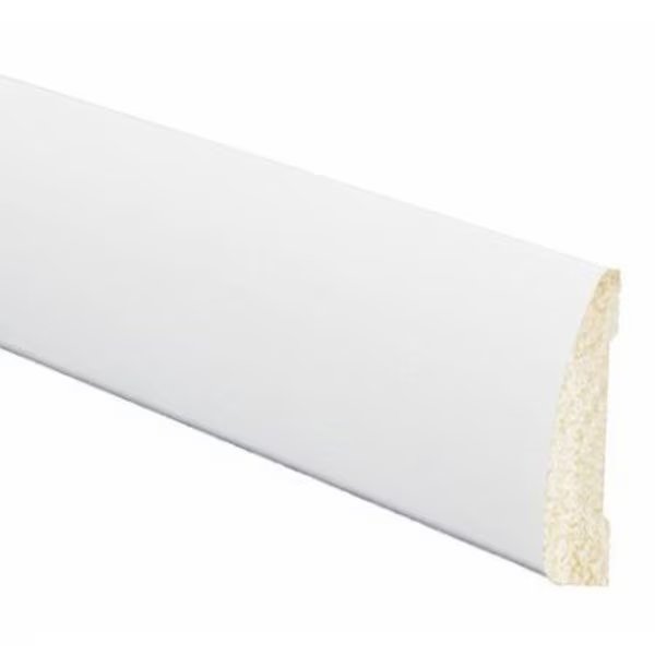 7'WHT CasePoly Moulding, Inteplast Building Products, Mfr#: 61130700032