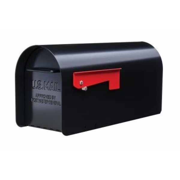 LG BLK Post MNT Mailbox, Solar Group, Mfr#: MB801B