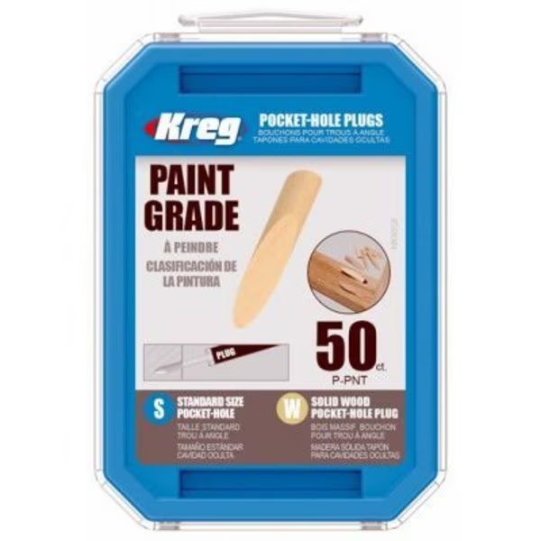 50PK 38 WD Pock Plugs, Kreg, Mfr#: P-PNT
