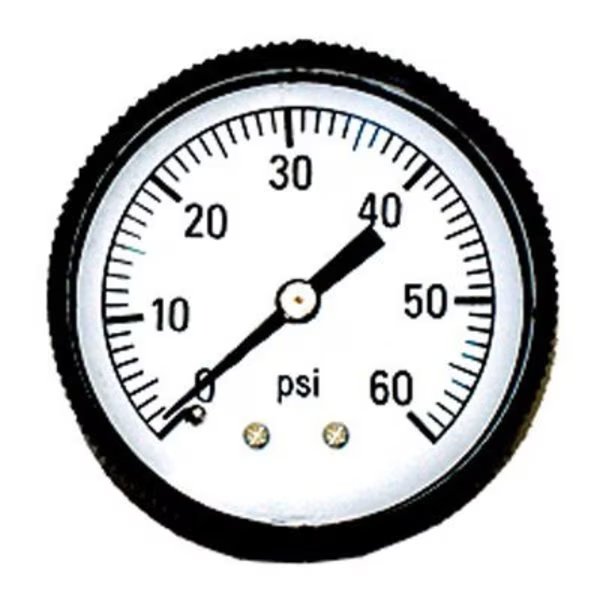 60PSI Pool Pres Gauge, Jed Pool Tools, Mfr#: 80-847