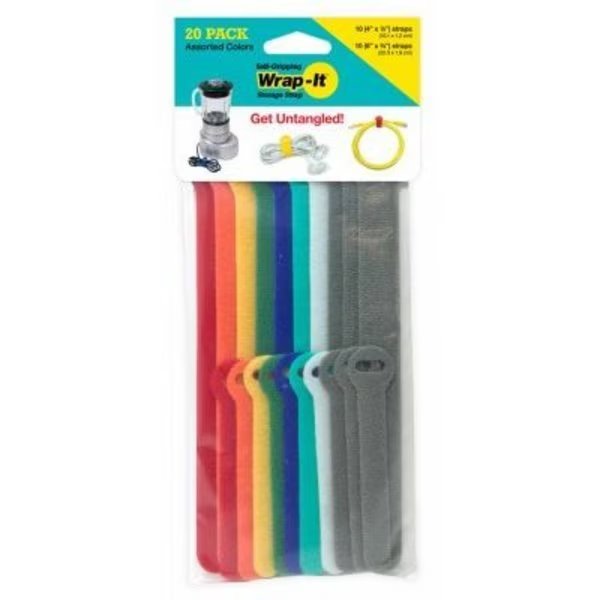 20PK Multi Cable Ties, Jjaamm, Mfr#: 420-48MC