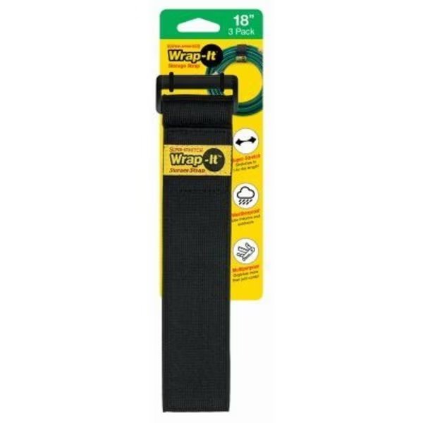 3PK 18 Stretch Straps, Jjaamm, Mfr#: 703-18B