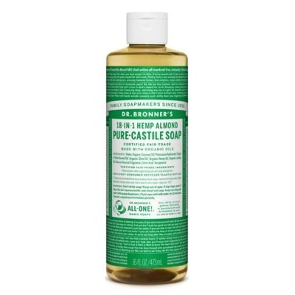 16OZ ALM Cast Soap, Dr. Bronners, Mfr#: CSAL16