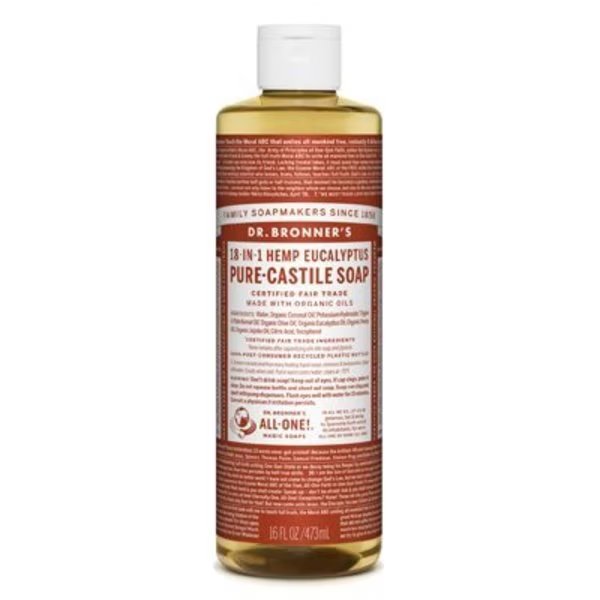 16OZ Eucalypt Cast Soap, Dr. Bronners, Mfr#: CSEU16