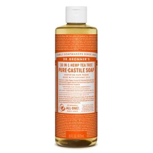 16OZ Tea Tree Cast Soap, Dr. Bronners, Mfr#: CSTT16