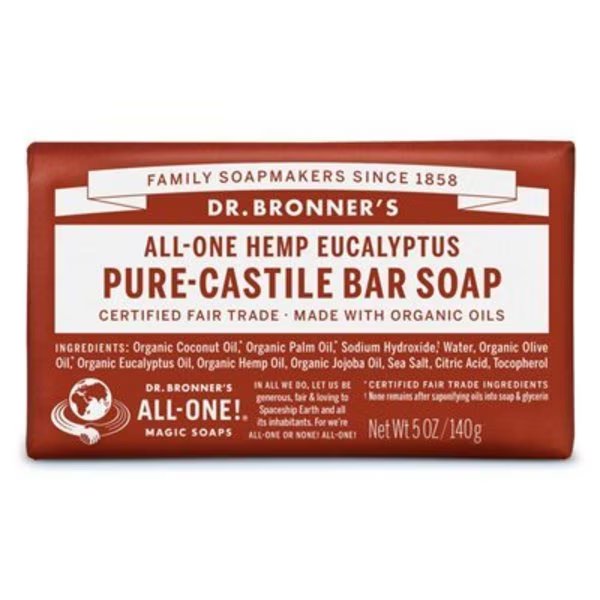 5OZ Eucalypt Bar Soap, Dr. Bronners, Mfr#: OBEU05