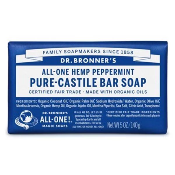 5OZ Peppermint Bar Soap, Dr. Bronners, Mfr#: OBPE05